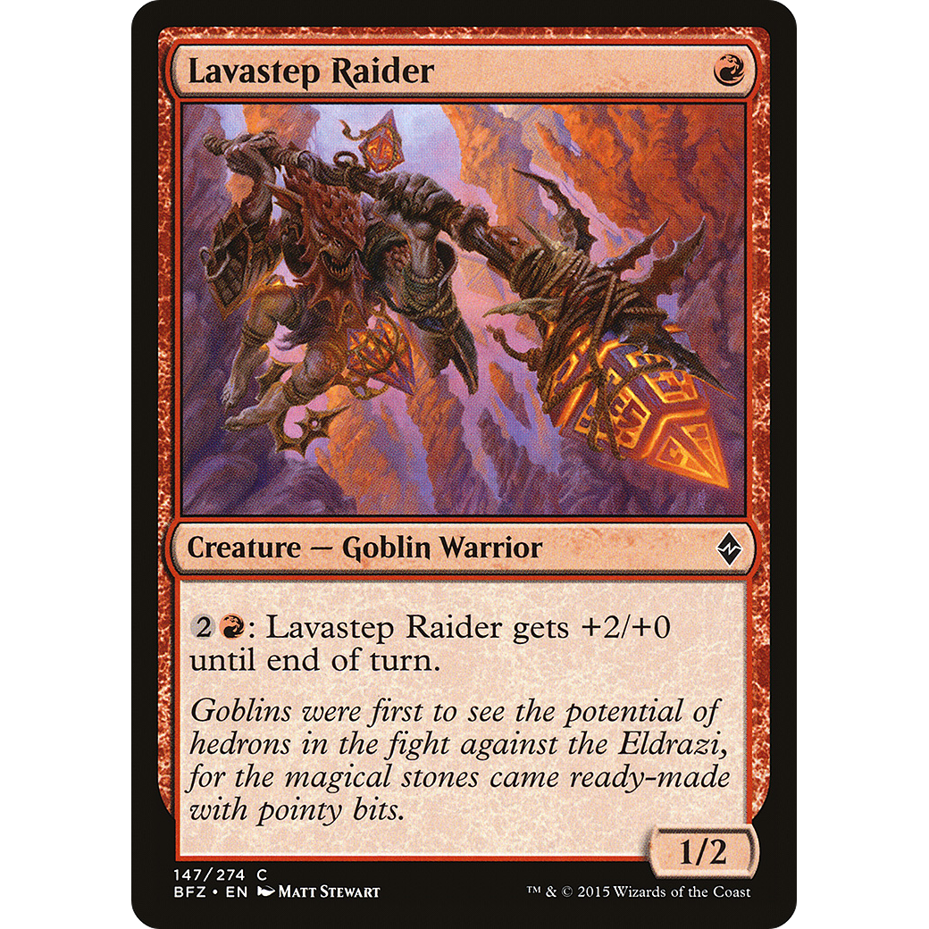 Lavastep Raider (BFZ-147) - Battle for Zendikar