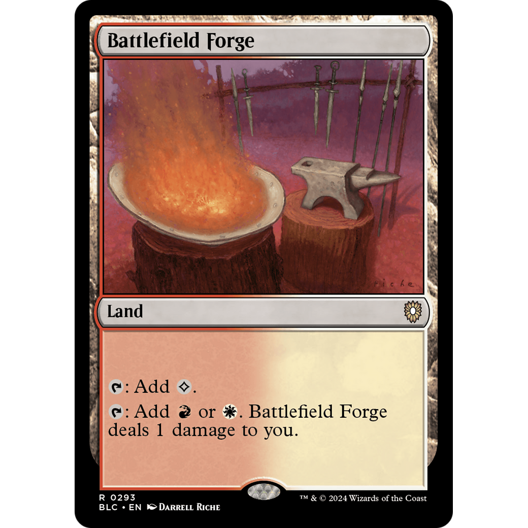 Battlefield Forge (BLC-293) - Bloomburrow Commander