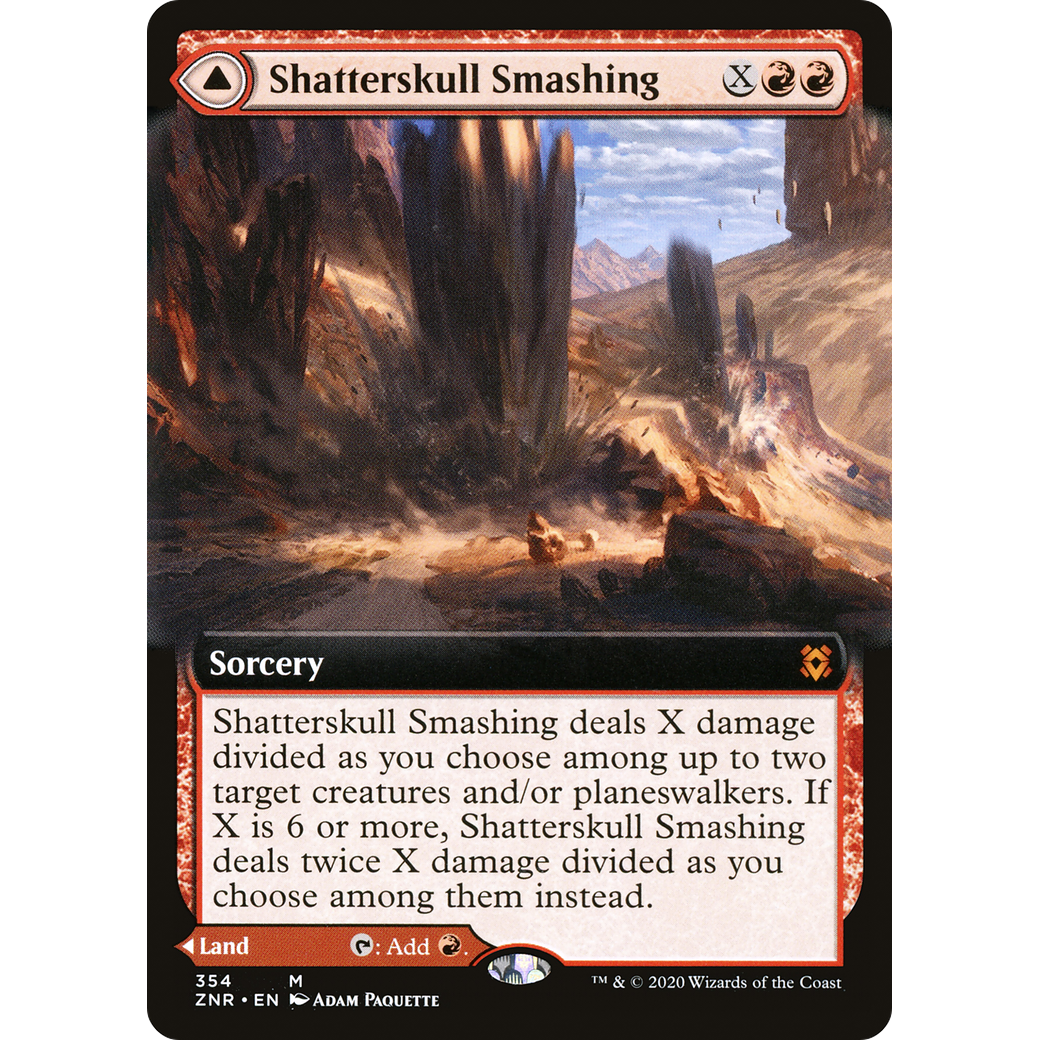 Shatterskull Smashing (Extended Art) (ZNR-354) - Zendikar Rising: (Extended Art)
