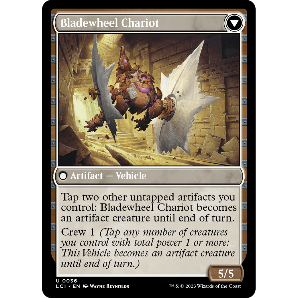 Spring-Loaded Sawblades // Bladewheel Chariot (LCI-036) - The Lost Caverns of Ixalan