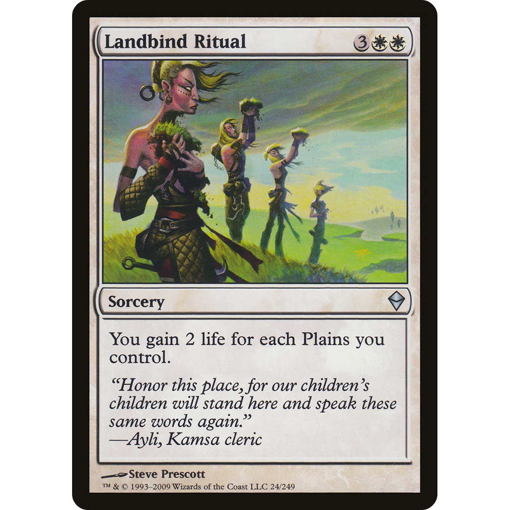Landbind Ritual (ZEN-024) - Zendikar
