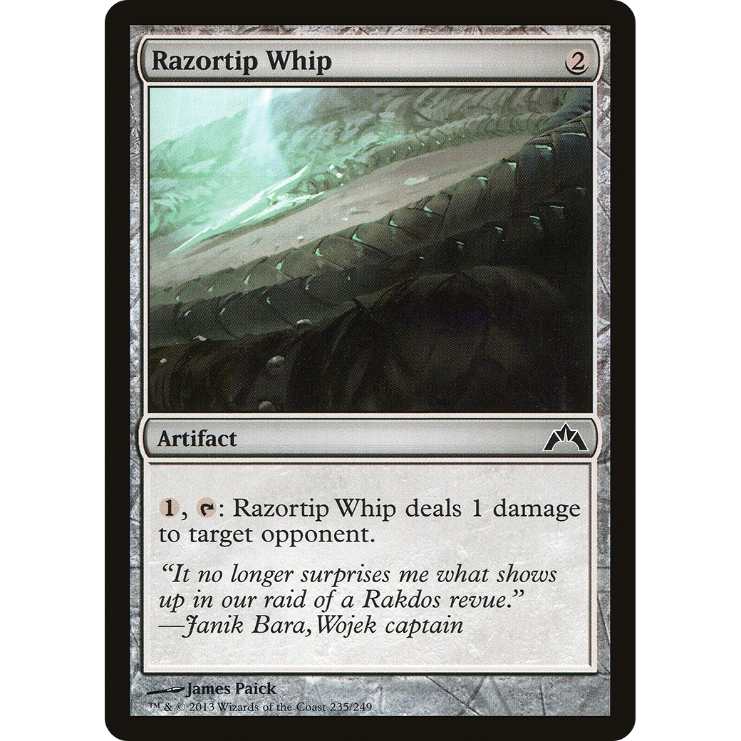 Razortip Whip (GTC-235) - Gatecrash Foil