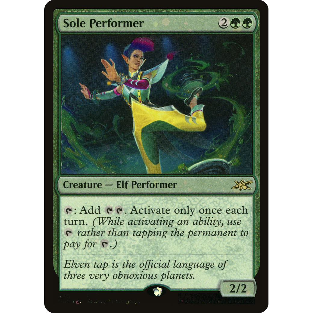 Sole Performer (Galaxy Foil) (UNF-440) - Unfinity Foil