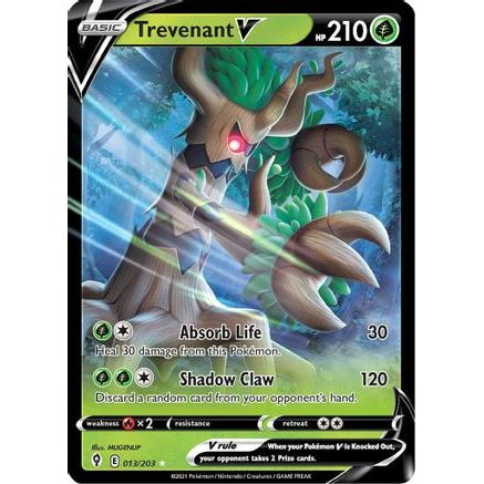 Trevenant V 13/203 - SWSH07 Evolving Skies Holofoil
