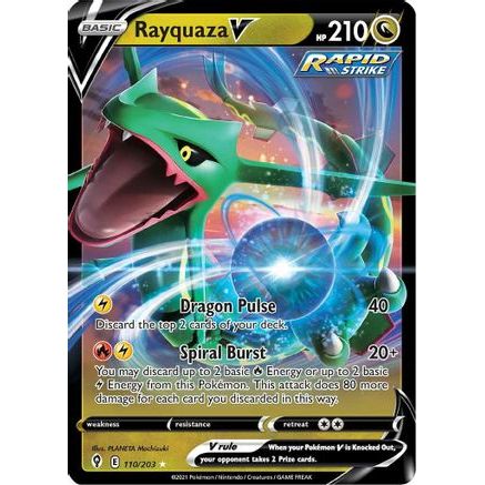 Rayquaza V 110/203 - SWSH07 Evolving Skies Holofoil