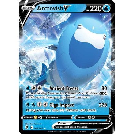 Arctovish V 48/203 - SWSH07 Evolving Skies Holofoil