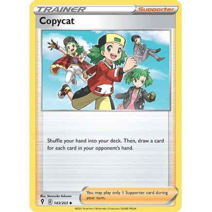 Copycat 143/203 - SWSH07 Evolving Skies Reverse Holofoil
