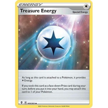 Treasure Energy 165/203 - SWSH07 Evolving Skies