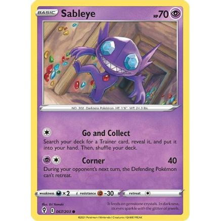 Sableye 67/203 - SWSH07 Evolving Skies