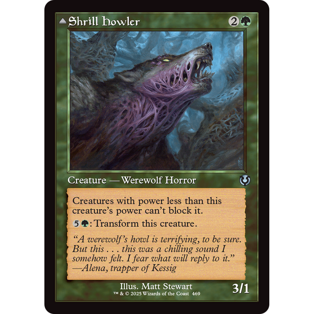 Shrill Howler // Howling Chorus (INR-469) - Innistrad Remastered Foil