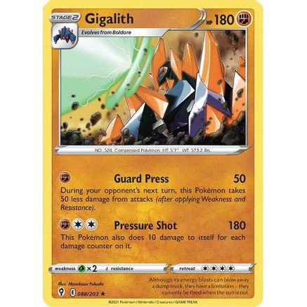 Gigalith 88/203 - SWSH07 Evolving Skies