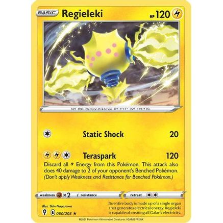 Regieleki 60/203 - SWSH07 Evolving Skies Holofoil