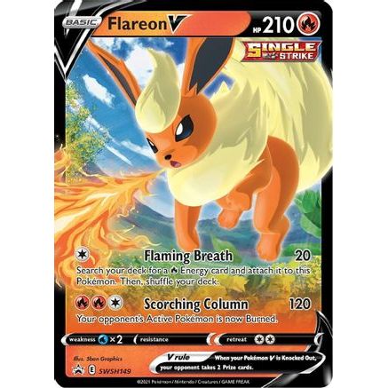 Flareon V - SWSH149 SWSH149/307 - SWSH Sword & Shield Promo Cards Holofoil