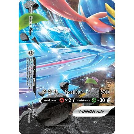 Zacian V-UNION - SWSH165 SWSH165/307 - SWSH Sword & Shield Promo Cards Holofoil