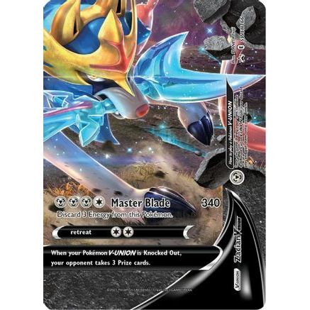 Zacian V-UNION - SWSH166 SWSH166/307 - SWSH Sword & Shield Promo Cards Holofoil