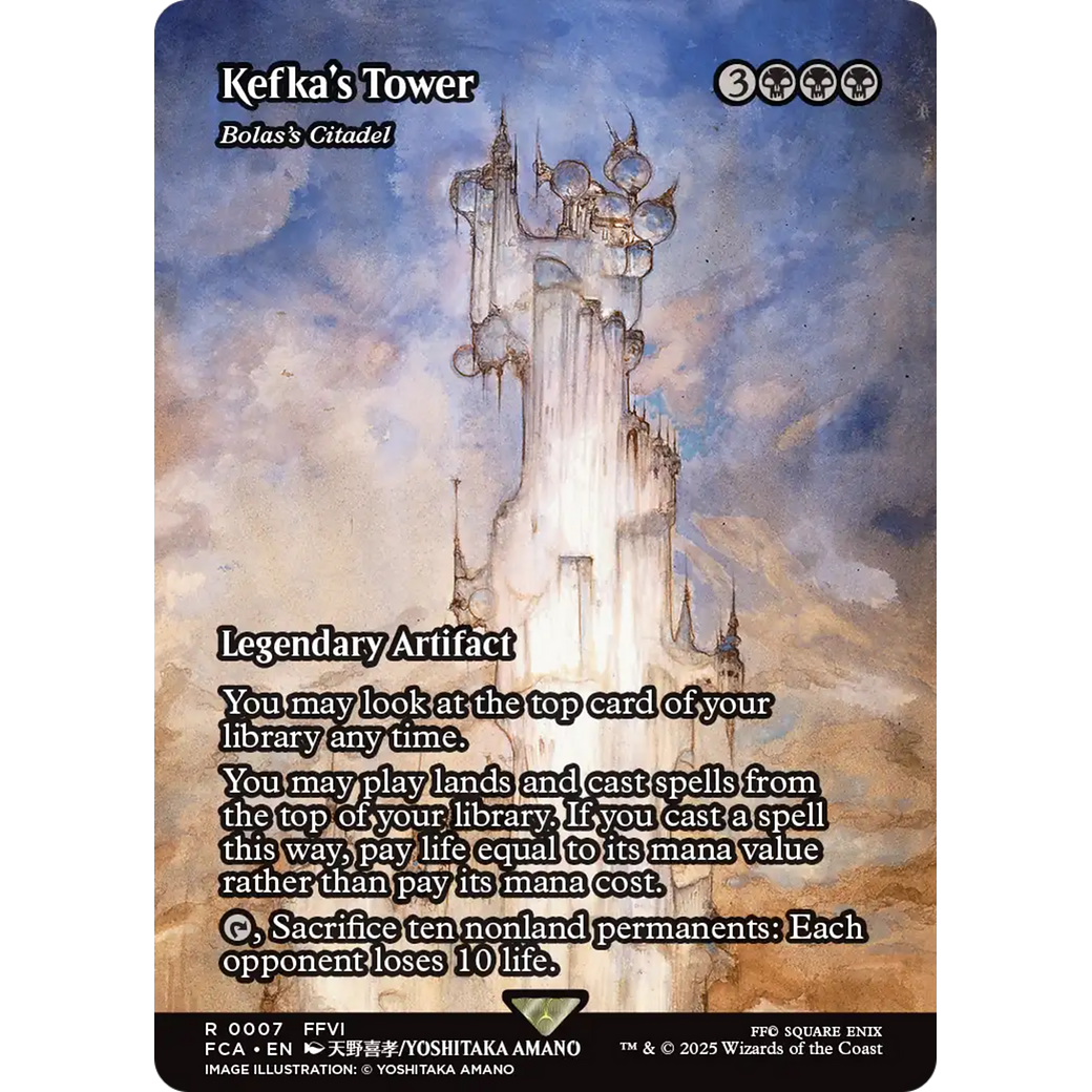 Kefka's Tower - Bolas's Citadel (Showcase) (FCA-007) - FINAL FANTASY: Through the Ages / Kefka's Tower (Borderless)