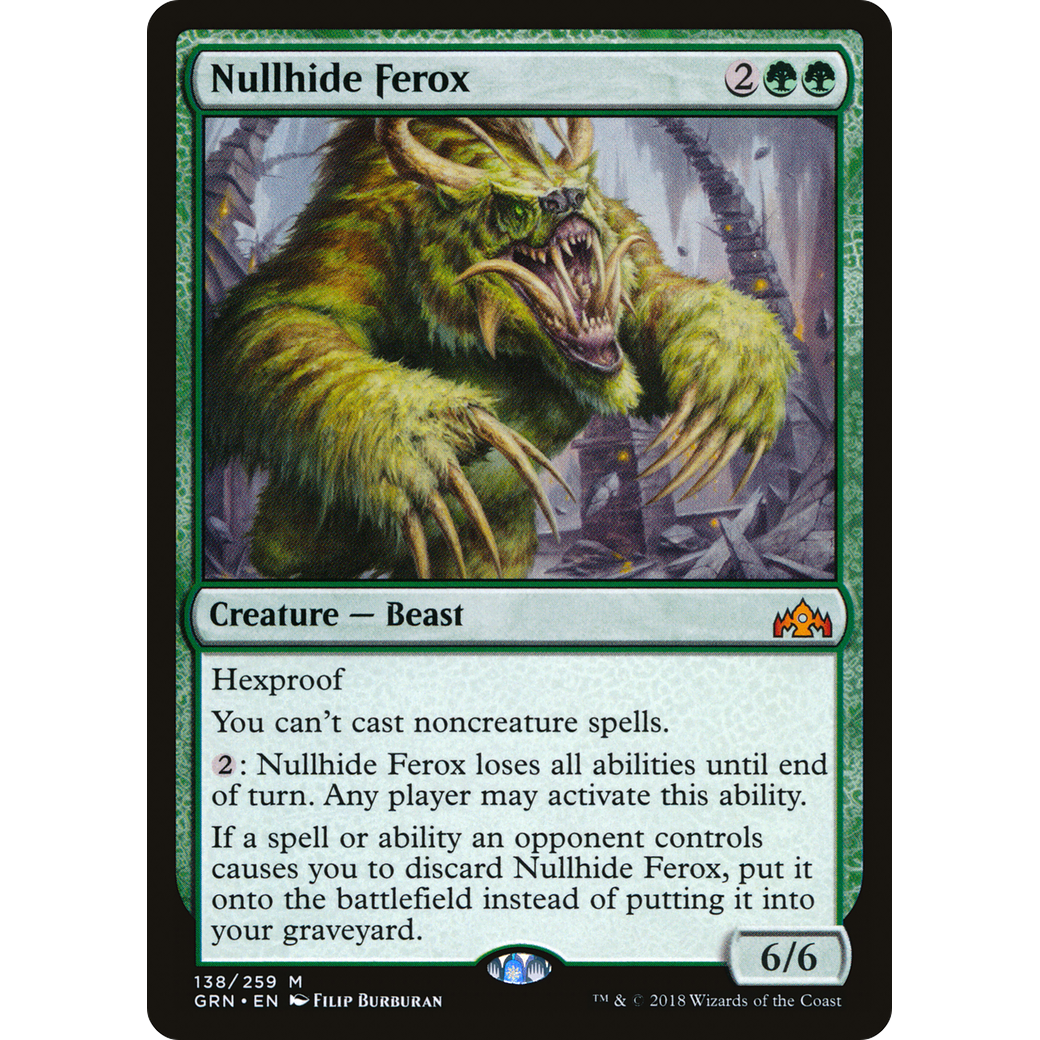 Nullhide Ferox (GRN-138) - Guilds of Ravnica