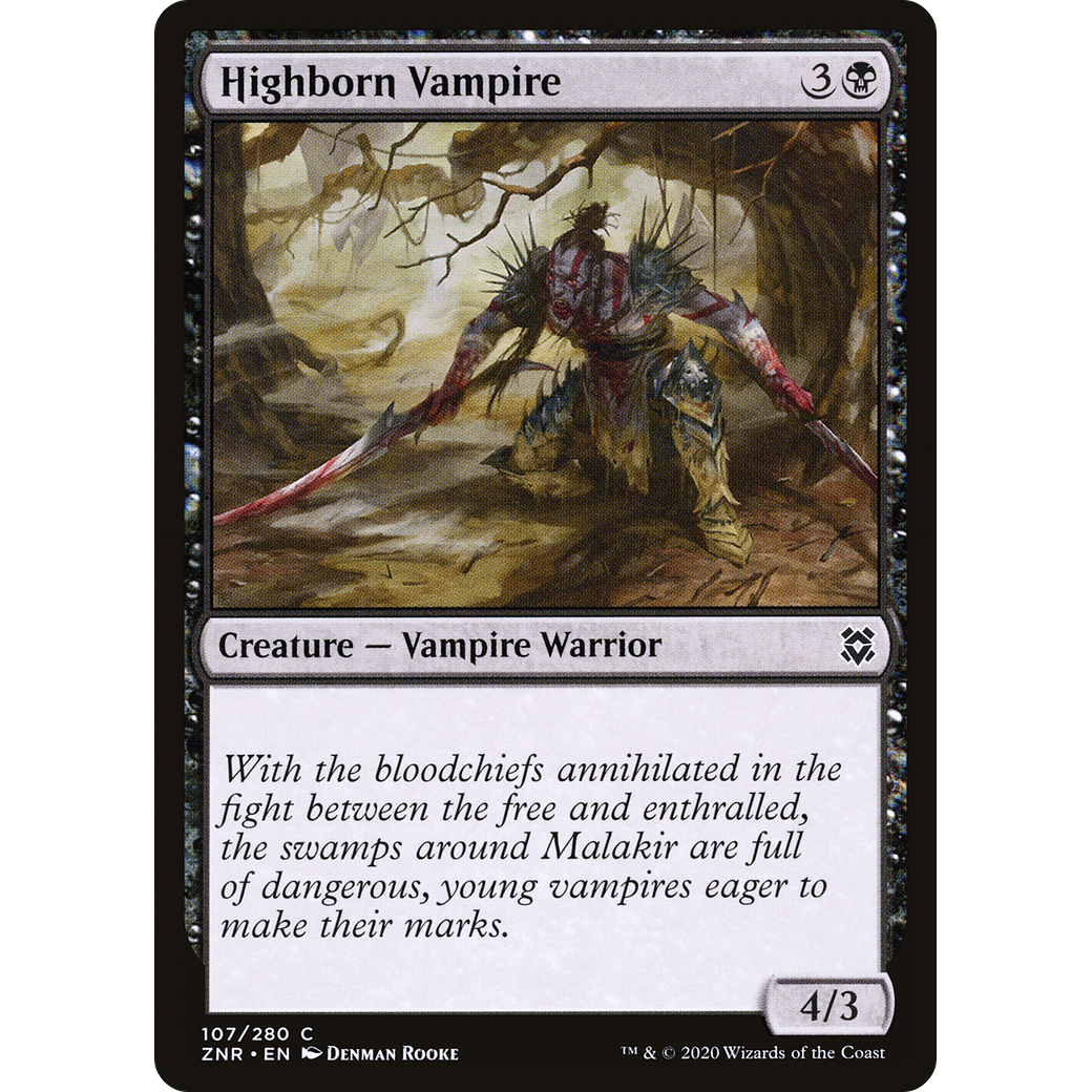 Highborn Vampire (ZNR-107) - Zendikar Rising