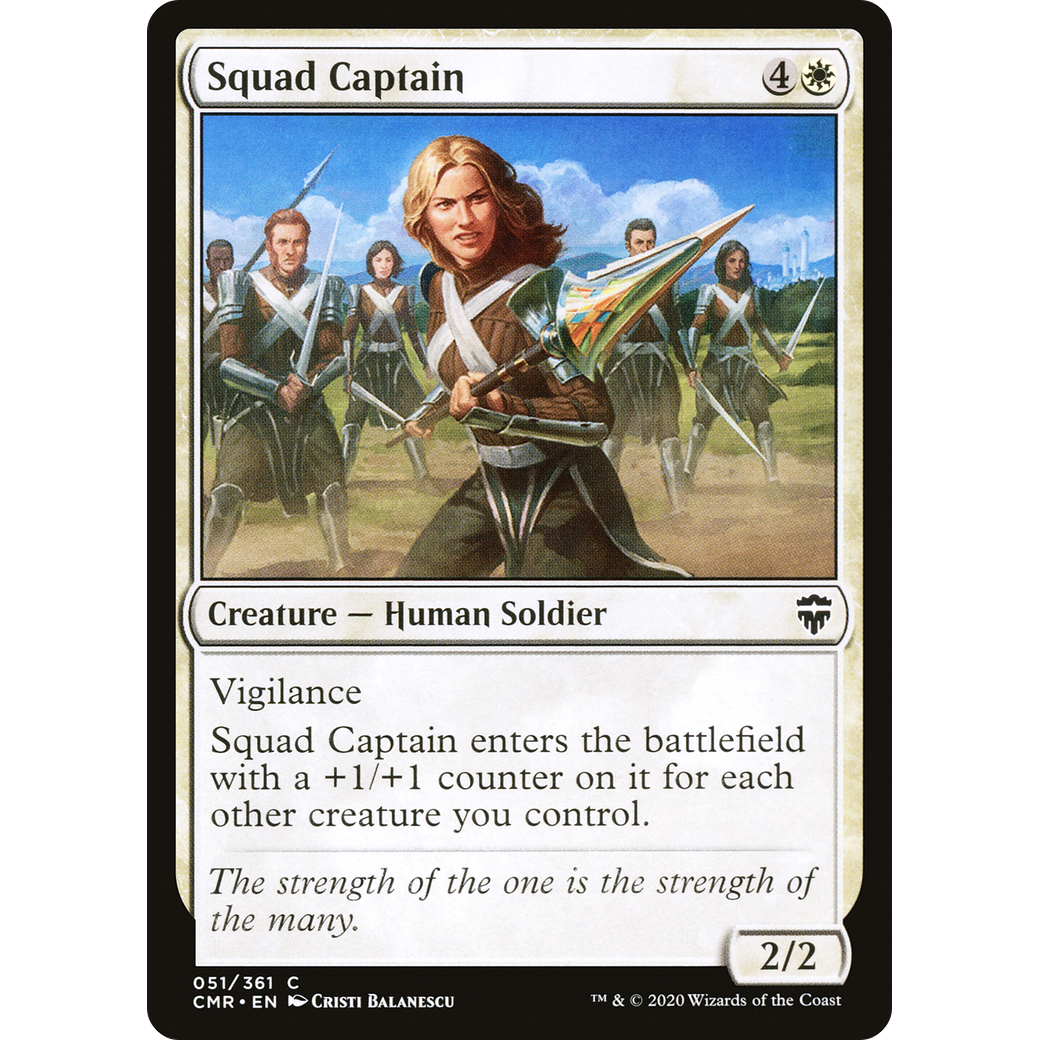 Squad Captain (CMR-051) - Commander Legends
