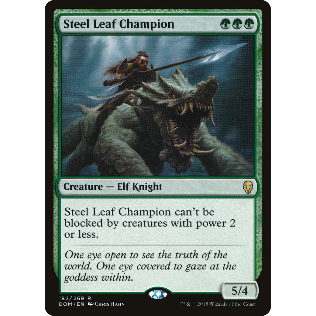 Steel Leaf Champion (DOM-182) - Dominaria