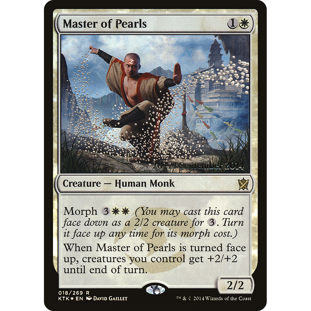 Master of Pearls (PRE-018) - Khans of Tarkir Promos Foil