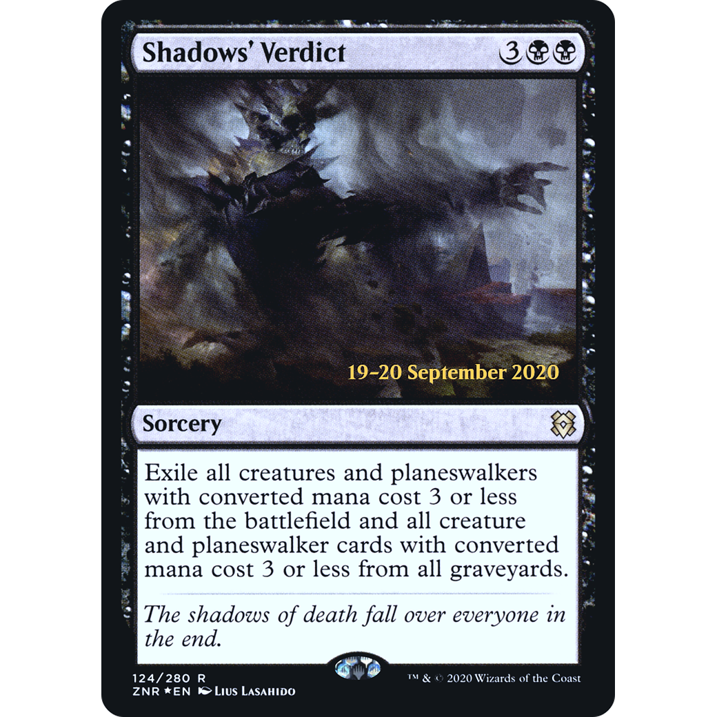 Shadows' Verdict (PRE-124) - Zendikar Rising Promos Foil