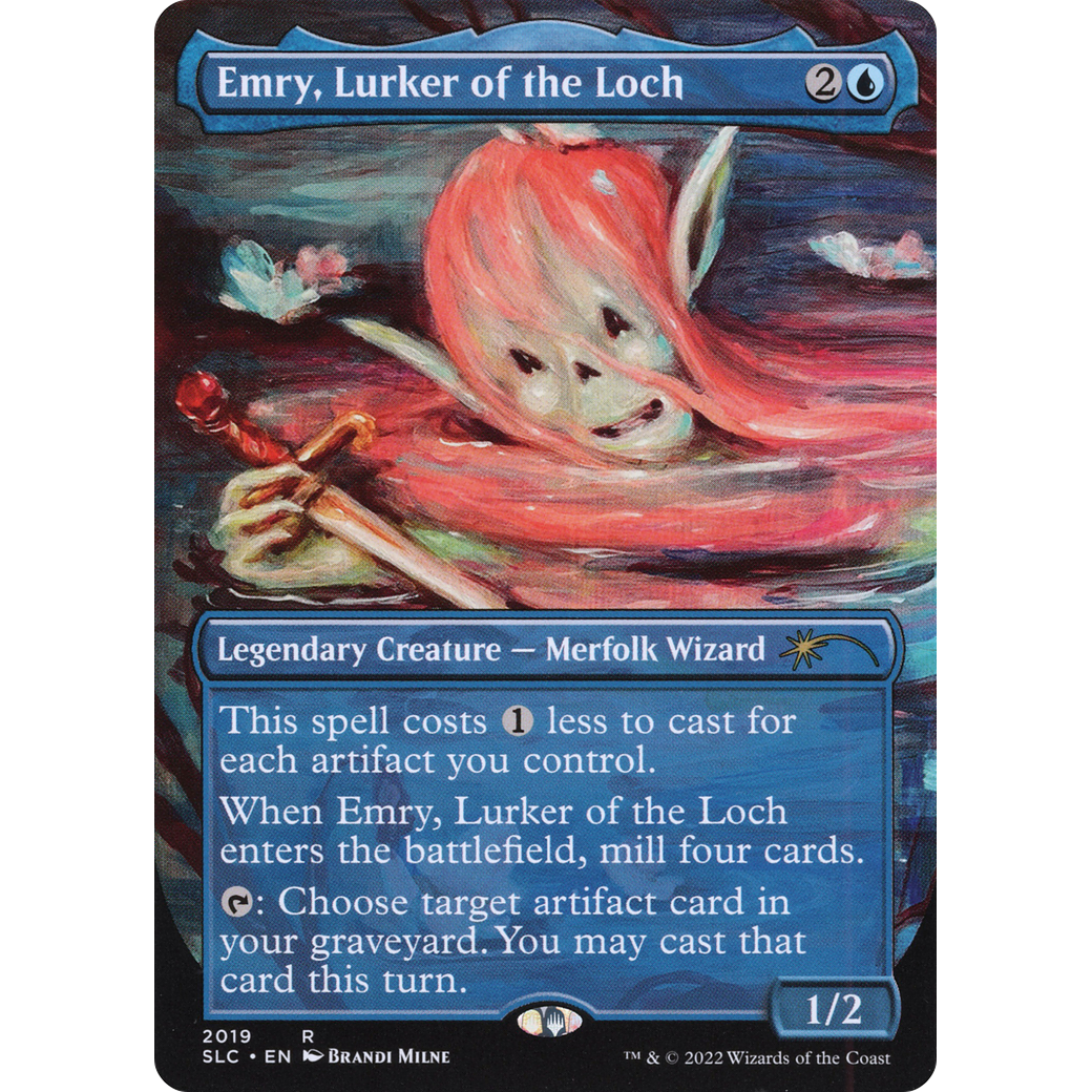 Emry, Lurker of the Loch (SLC-2019) - Secret Lair Countdown Kit (Borderless) Foil