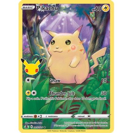Pikachu 5/25 - Celebrations Holofoil
