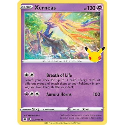 Xerneas 12/25 - Celebrations Holofoil