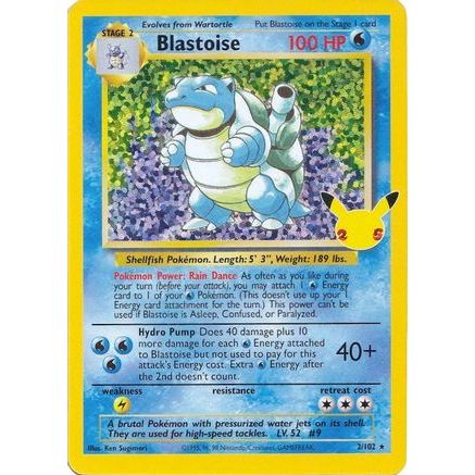 Blastoise 2/25 - Celebrations Classic Collection Holofoil