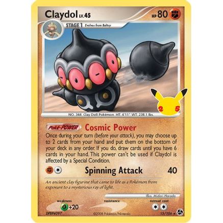 Claydol 15/25 - Celebrations Classic Collection Holofoil