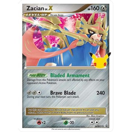 Zacian LV. X - SWSH135 SWSH135/307 - SWSH Sword & Shield Promo Cards Holofoil