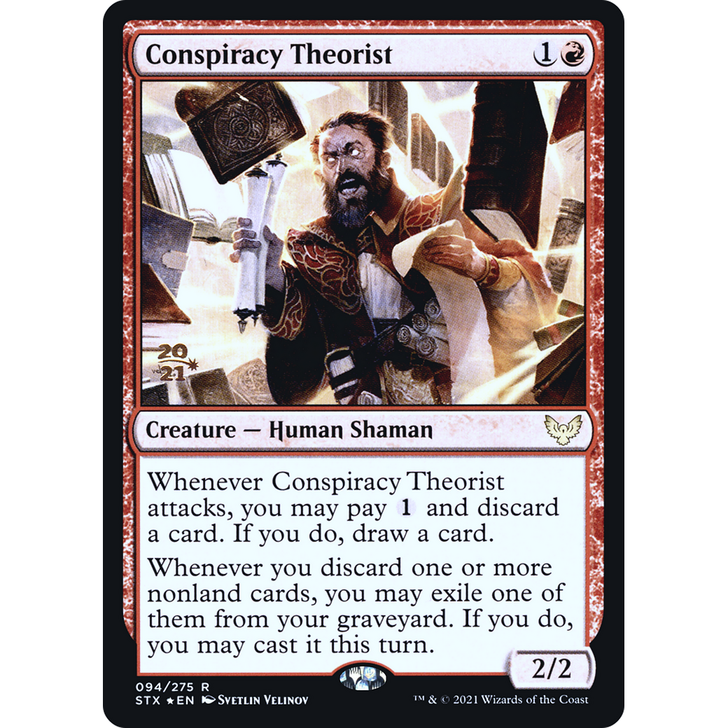 Conspiracy Theorist (PRE-094) - Strixhaven: School of Mages Promos Foil