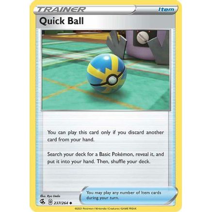 Quick Ball 237/264 - SWSH08 Fusion Strike