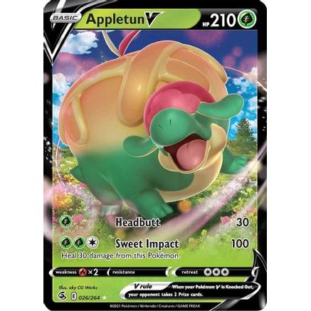Appletun V 26/264 - SWSH08 Fusion Strike Holofoil