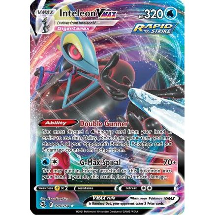 Inteleon VMAX 79/264 - SWSH08 Fusion Strike Holofoil