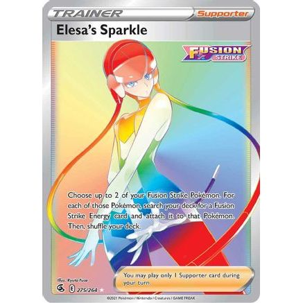 Elesa's Sparkle (Secret) 275/264 - SWSH08 Fusion Strike Holofoil