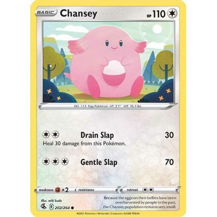 Chansey 202/264 - SWSH08 Fusion Strike Reverse Holofoil