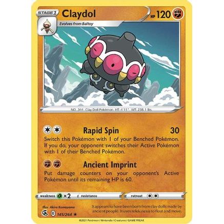 Claydol 145/264 - SWSH08 Fusion Strike Reverse Holofoil