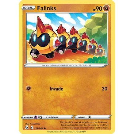 Falinks (155) 155/264 - SWSH08 Fusion Strike Reverse Holofoil