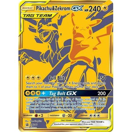 Pikachu & Zekrom GX - SM248 SM248/248 - SM Promos Holofoil