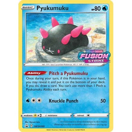 Pyukumuku - SWSH169 (Prerelease) SWSH169/307 - SWSH Sword & Shield Promo Cards Holofoil