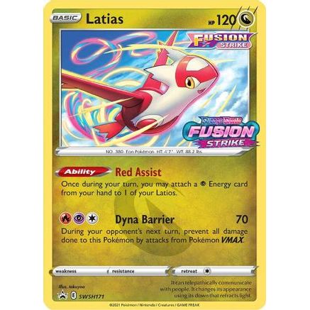 Latias - SWSH171 (Prerelease) SWSH171/307 - SWSH Sword & Shield Promo Cards Holofoil