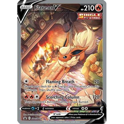 Flareon V - SWSH179 SWSH179/307 - SWSH Sword & Shield Promo Cards Holofoil