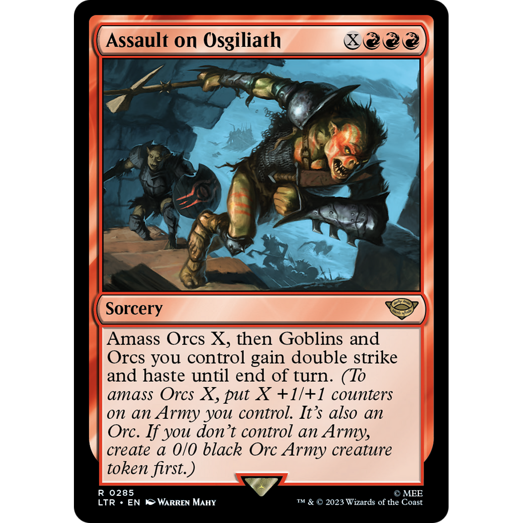 Assault on Osgiliath (LTR-285) - The Lord of the Rings: Tales of Middle-earth Foil