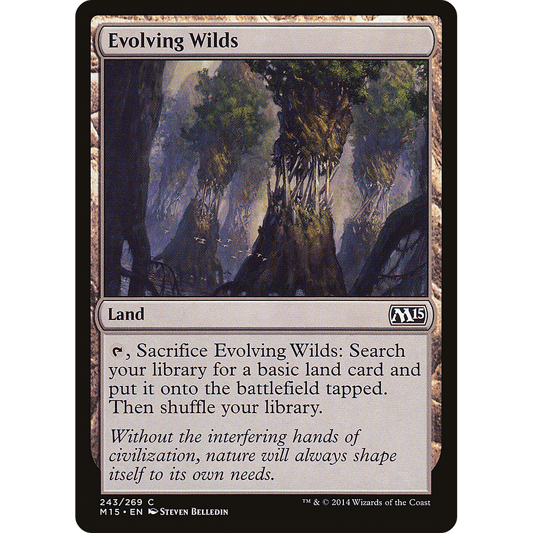 Evolving Wilds (M15-243) - Magic 2015 Foil