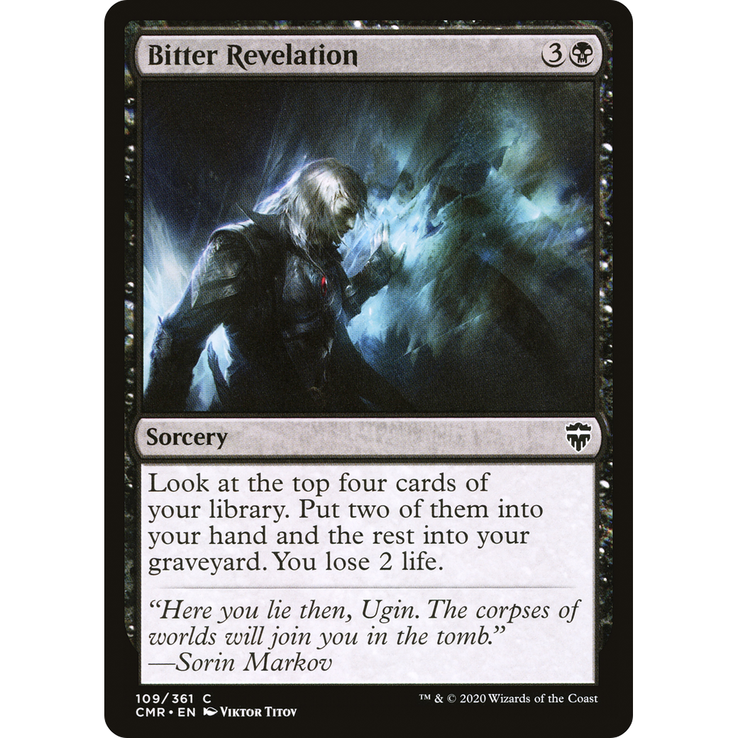 Bitter Revelation (CMR-109) - Commander Legends