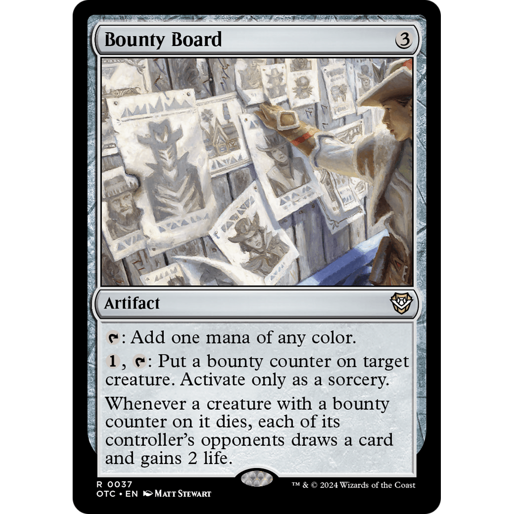 Bounty Board (OTC-037) - Outlaws of Thunder Junction Commander
