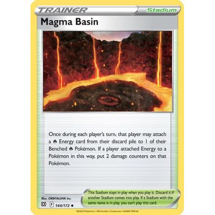 Magma Basin 144/172 - SWSH09 Brilliant Stars Reverse Holofoil