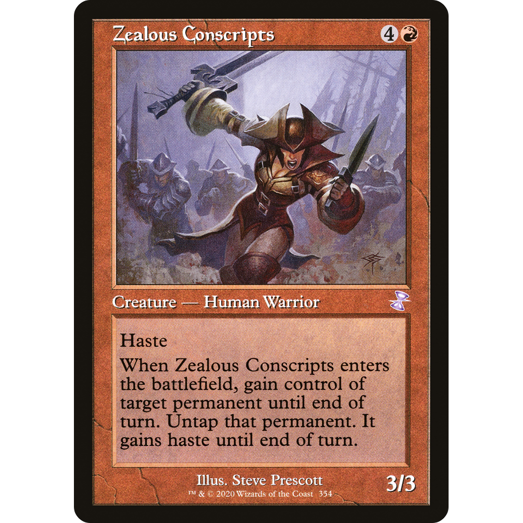 Zealous Conscripts (TSR-354) - Time Spiral Remastered Foil